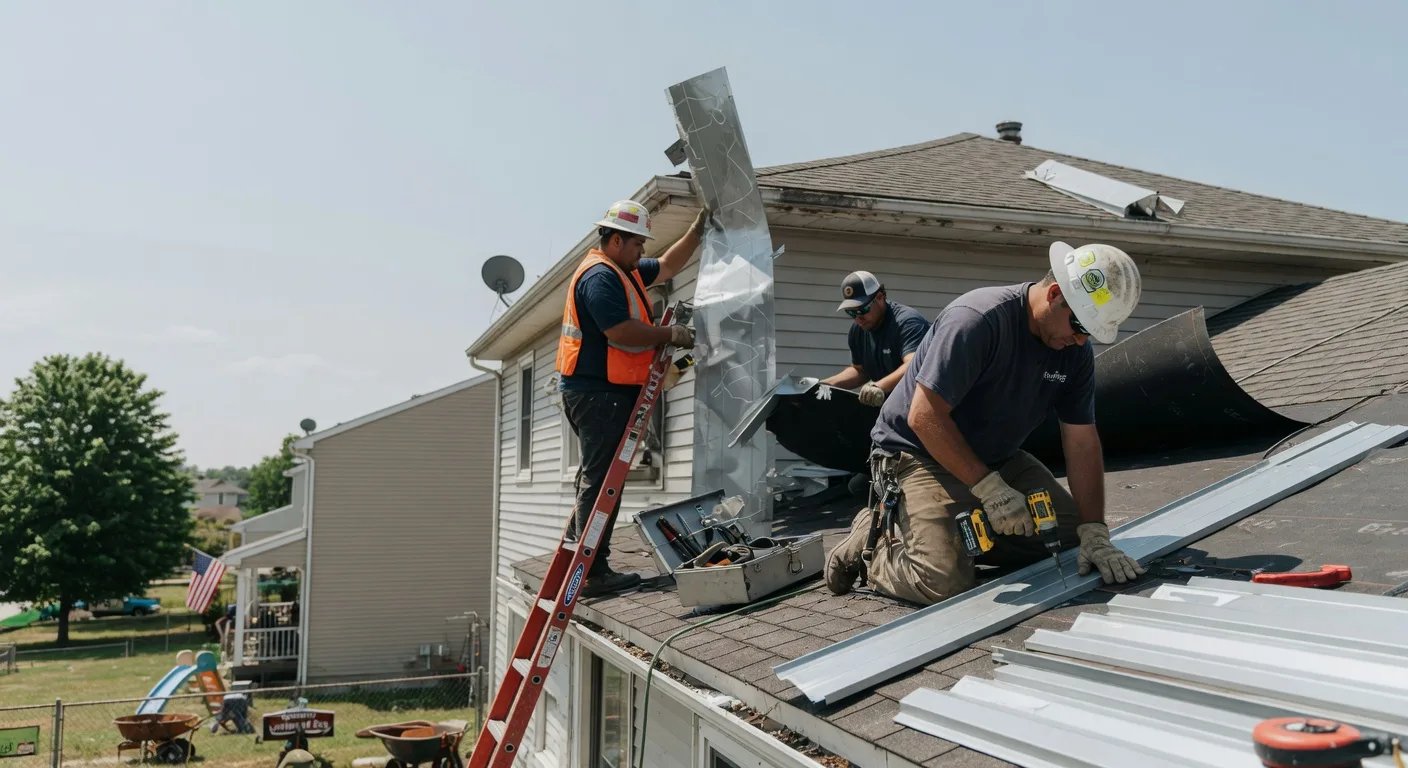 Metal Roof Repair in Somerset Center, MI